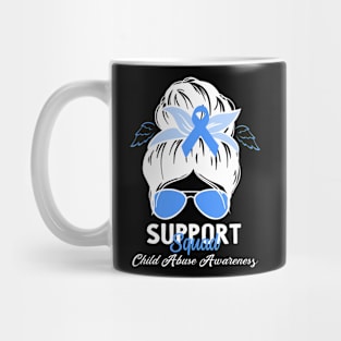 Child Abuse Prevention Awareness Month Blue Ribbon gift idea Mug